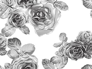 Vector Rose Background.