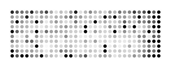 Abstract modern dot panorama design background illustration