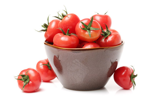 Tomato On White Background