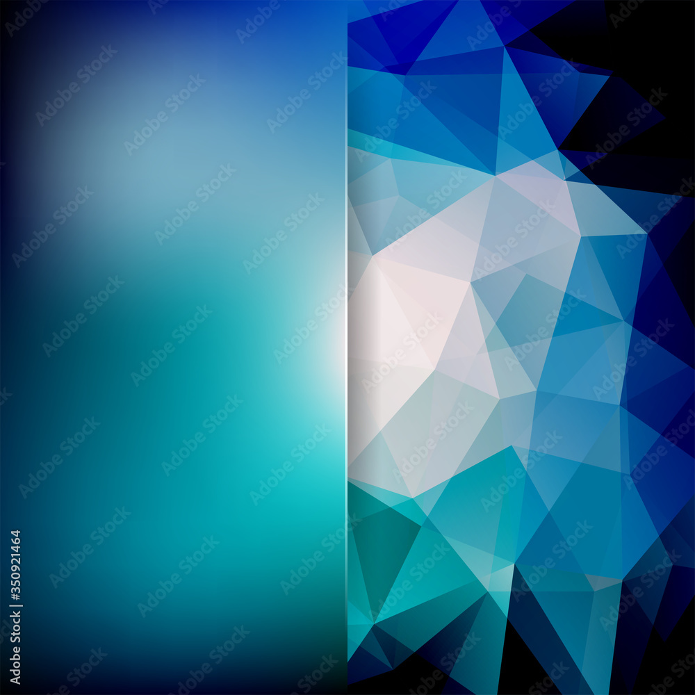 Aufkleber abstract mosaic background. blur background. triangle geometric background. design elements. vector 