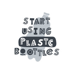 Hand-drawn lettering in sloppy style. Scandinavian doodles. Vector isolated motivation illustration