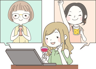 オンライン飲み会