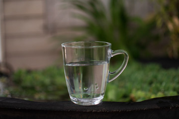 background photo A glass of water with light and shadow abstract beautiful vivid fresh thirsty...