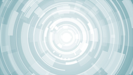 Circle white blue bright technology Hi-tech background. Abstract graphic digital future concept design.