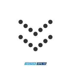 Arrow Download and Upload Icon Design Vector