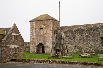 medieval catapult at Dover castle