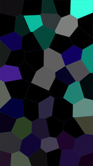 Artful digitally created and colorful background in mosaic style