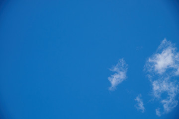 Blue sky background with clouds