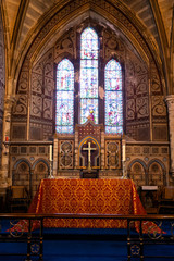Inside Church of St Mary In Castro Dover Castle England
