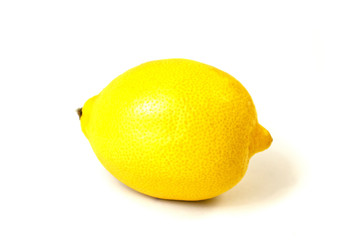 isolated on white background lemon