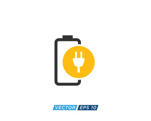 Battery Sign Icon Design Vector