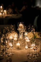 Beautiful flower decoration of the wedding venue and ceremony, details