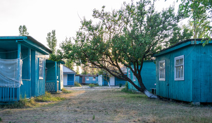 Tourist coastal cottage from soviet past