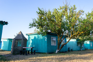 Tourist coastal cottage from soviet past