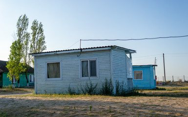 Tourist coastal cottage from soviet past
