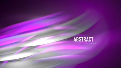 Creative fluid wave lines abstract background. Trendy abstract layout template for business or technology presentation, internet poster or web brochure cover, wallpaper