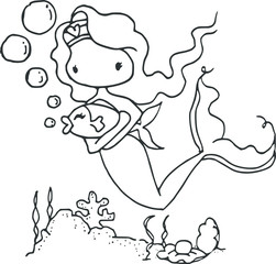 Mermaid cartoon