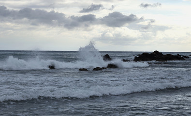 Mediterranean is rebelling against the pollution of its waters and has released huge waves to the...