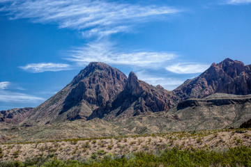 Naklejka premium Mountains of Big Bend National Park