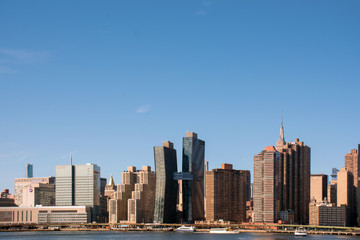 Fototapeta na wymiar new york city skyline