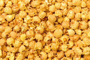 Popcorn on white background