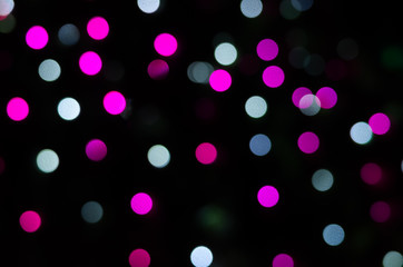 illuminated bokeh background