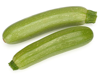 Squash, vegetables marrows, zucchini isolated on a white background