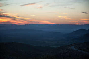 Beautiful Sunset in Big Bend National Park