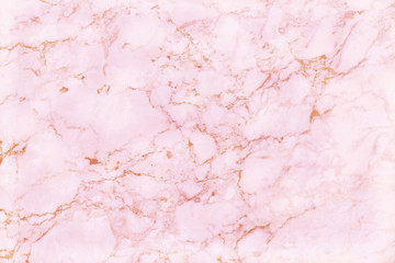 Obraz na płótnie Canvas Rose gold marble texture background with high resolution for interior decoration. Tile stone floor in natural pattern.