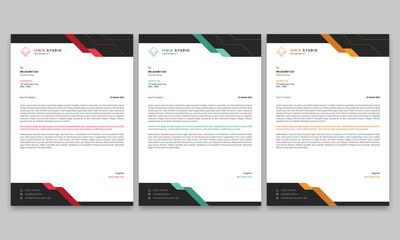 Corporate Letterhead/Letterhead Template/Company Letterhead Design/Letterhead Template/Business Letterhead/Corporate Letterhead/Abstract Letterhead Template/Modern Letterhead Design