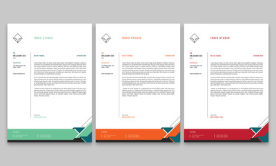 Corporate Letterhead/Letterhead Template/Company Letterhead Design/Letterhead Template/Business Letterhead/Corporate Letterhead/Abstract Letterhead Template/Modern Letterhead Design