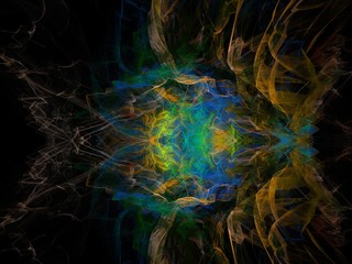 Imaginatory fractal background Image