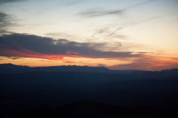 Beautiful Sunset in Big Bend National Park