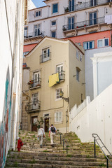 Obraz premium Lisbon colorful buildings