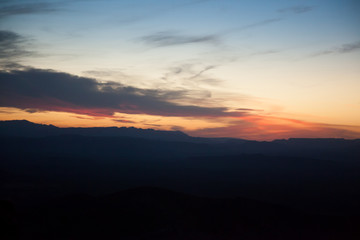 Beautiful Sunset in Big Bend National Park