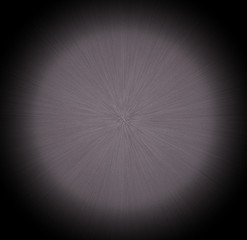 Monochromatic graphic with glowing orb against a black background, room for text, sunburst, starburst
