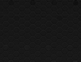 Textured graphic with black-on-black patterned 3-D bas relief dots, background, room for text