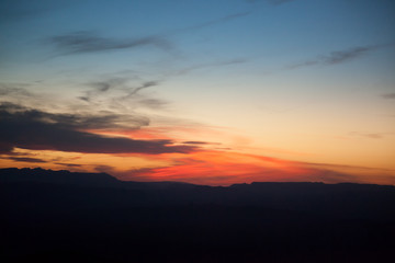 Beautiful Sunset in Big Bend National Park