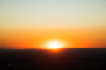 Fototapeta na wymiar Sunset in the Mountains in Brazil
