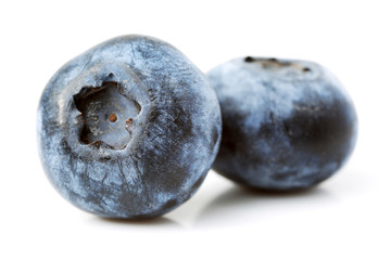 Obraz premium Blueberry on a white background