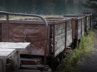 old rusty train