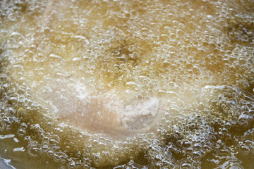 close up of fresh water drops