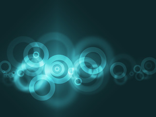 Abstract background with transparent circles.