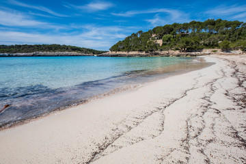 Cala de sa Font de n'Alis, Mondragó Natural Park, Santanyí municipal area, Mallorca, Balearic Islands, Spain