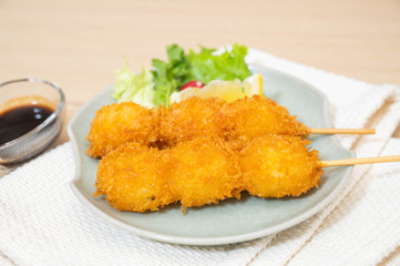 うずらの串カツ
