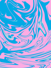 Abstract neon background. Holographic pattern in bright colors. Hand drawn illustration. Line art in a trendy style. Logo, social media Highlight Cover, icon. 