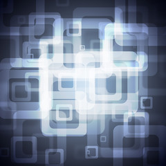  blue squares on a dark background