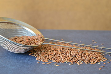 flaxseeds in the grid