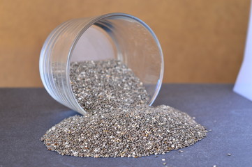  chia seeds in a bowl