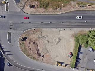 Baustellenfotos aus der Luft